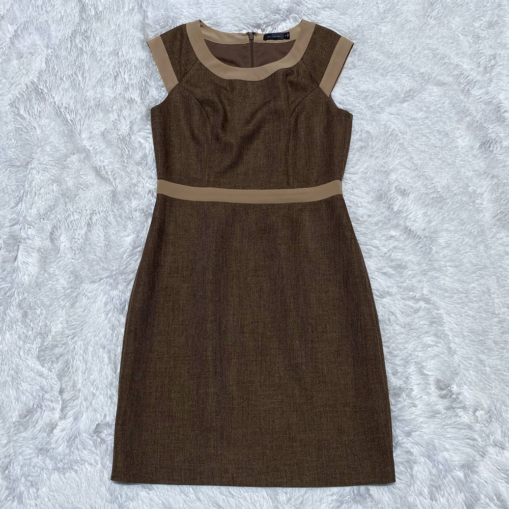 THE LIMITED Tweed Capped Sleeve Dress Sz 4